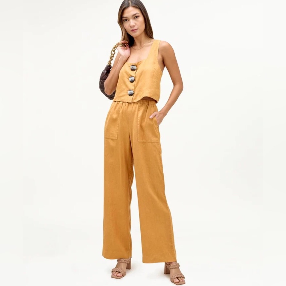Splendid x Mary Lawless Lee Linen Pant - XS